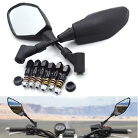 universal motorcycle rearview mirror 8 10mm motorcycle side mirror for kawasaki zx6r zx636r zx6rr zx10r z1000 zx12r versys1000