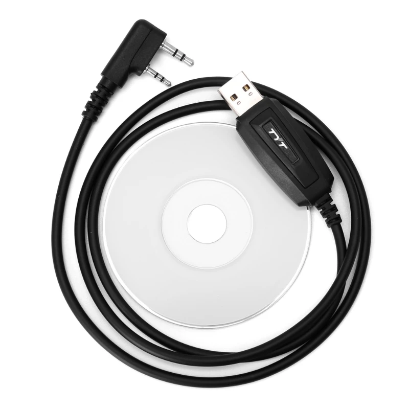 USB Кабель для программирования+ CD программное обеспечение для TYT MD-380 двухсторонняя рация радио