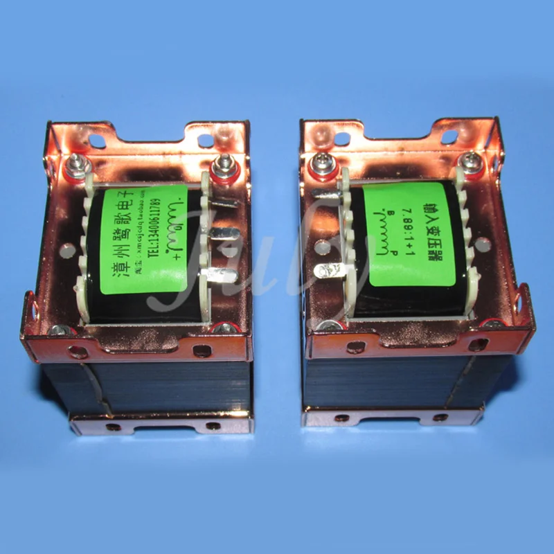 Transistor transformer input and output 25W+25W power amplifier fully discrete components impedance 7.8:1 inductance 5.5H | Обустройство