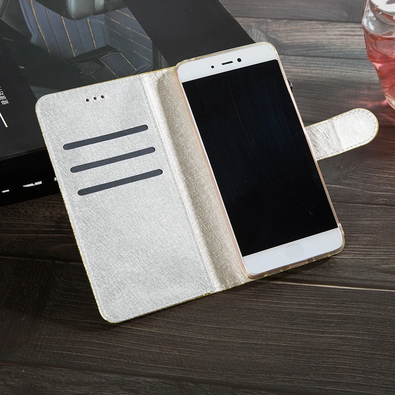 Шикарный чехол-кошелек для Nokia 6 2017 откидной кожаный чехол телефона TA-1021 TA-1033 из