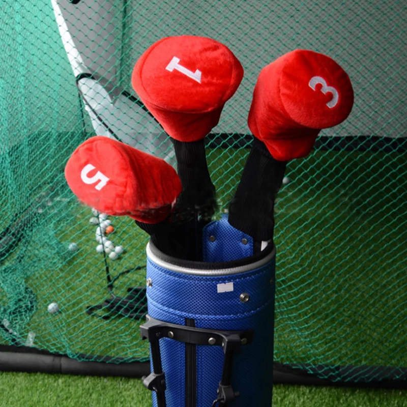 

Golf Headcover 3 pcs/set Knitting For Golf Clubs Wood Headcover Driver Cover(460cc),Fairway Wood Head Covers For Golf Clubs