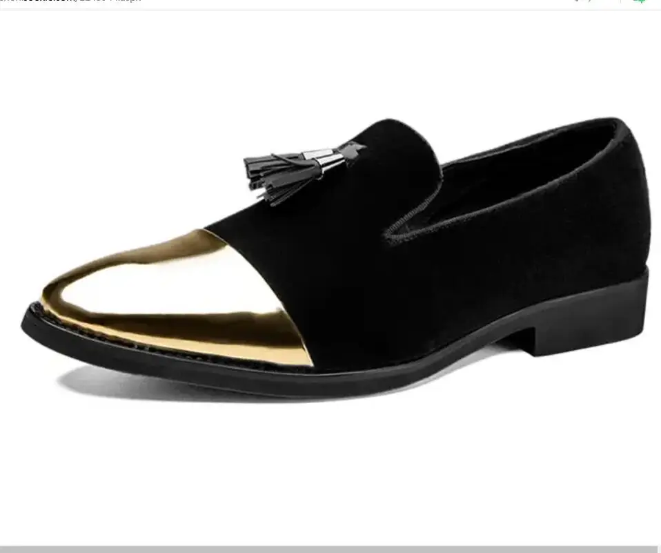 Мужские бархатные туфли ручной работы модные лоферы на плоской подошве