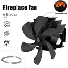 6 лезвий, Электронная деревянная горелка, Тихая домашняя фотография, эффективное распределение тепла