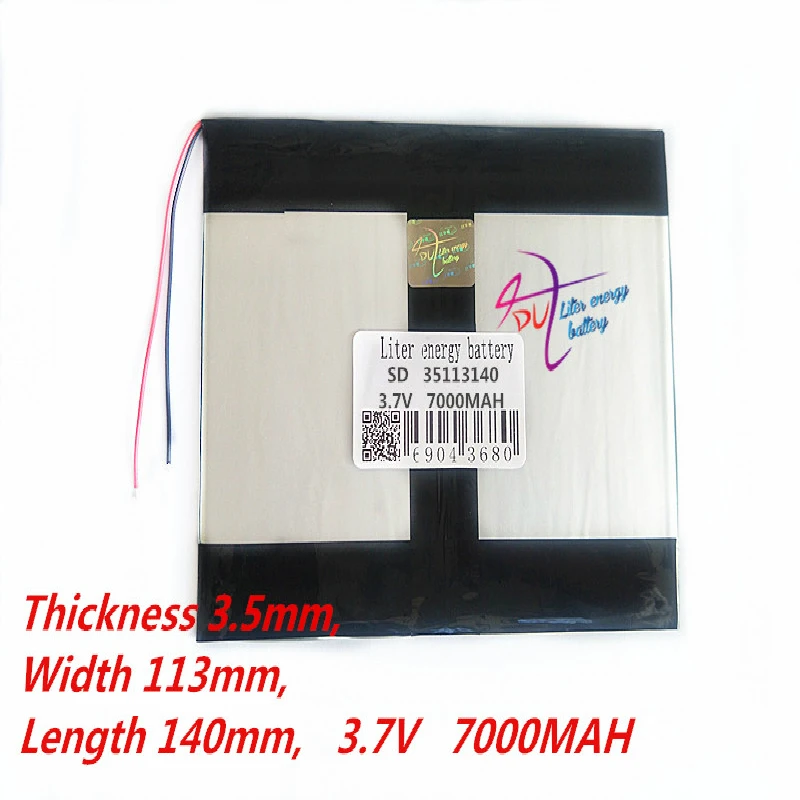 

3.7V 35113140 battery dual core,gemei G6T,VI40 dual core,A11 Quad-Core,tablet pc battery 7000MAH SGR241