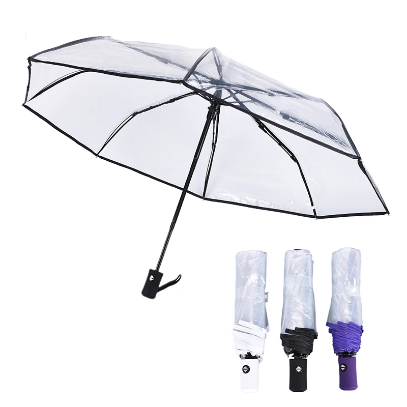 

12 Ribs Windproof Travel Umbrella With , Canopy, Lengthened Handle With Auto Open Close Button, Compact Protection