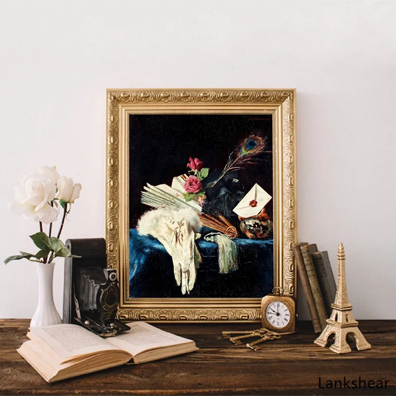 Винтажные картины Натюрморт Птицы Холст Плакаты и принты галерея ретро