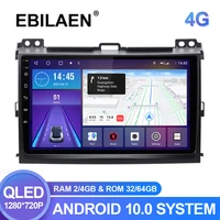 android 10 0 car multimedia player for toyota land cruiser prado 120 autoradio gps navigation camera wifi ips screen stereo rds%e3%80%80