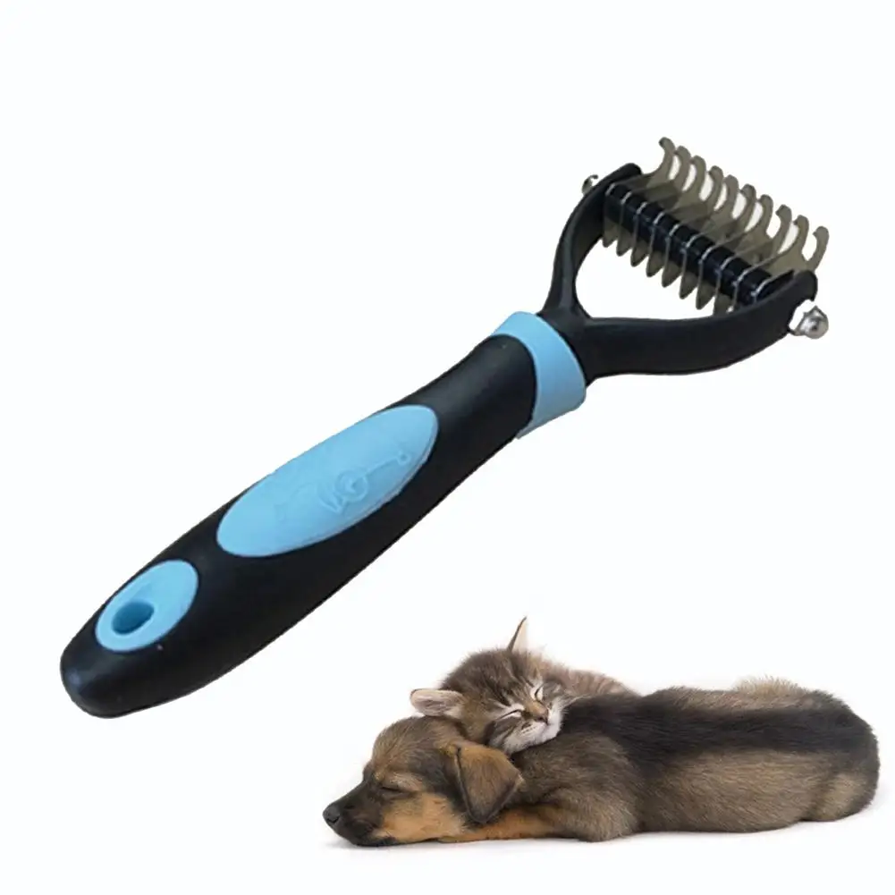 

Pet Double-Sided Open Knot Comb Dogs Cats Knotted Comb Hair Removal Pet Supplies Pet Supplies Dogs Cats Teddy Golden Comb