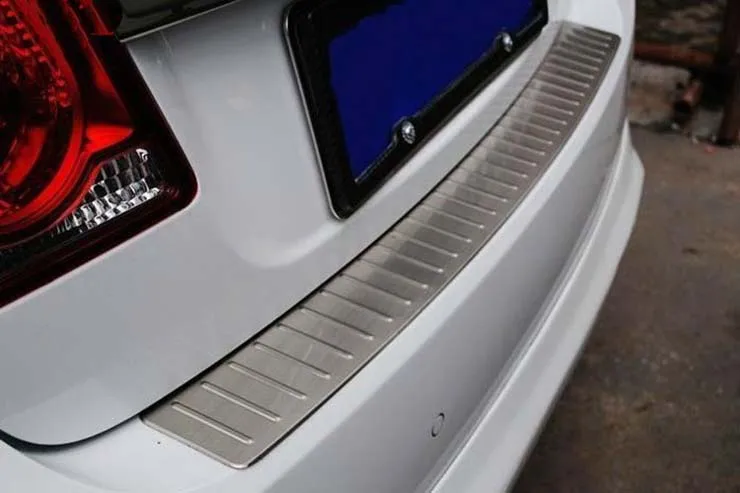 

Стальная защитная накладка на задний бампер для 2009-2014 Acura TSX Sedan, 1 шт.