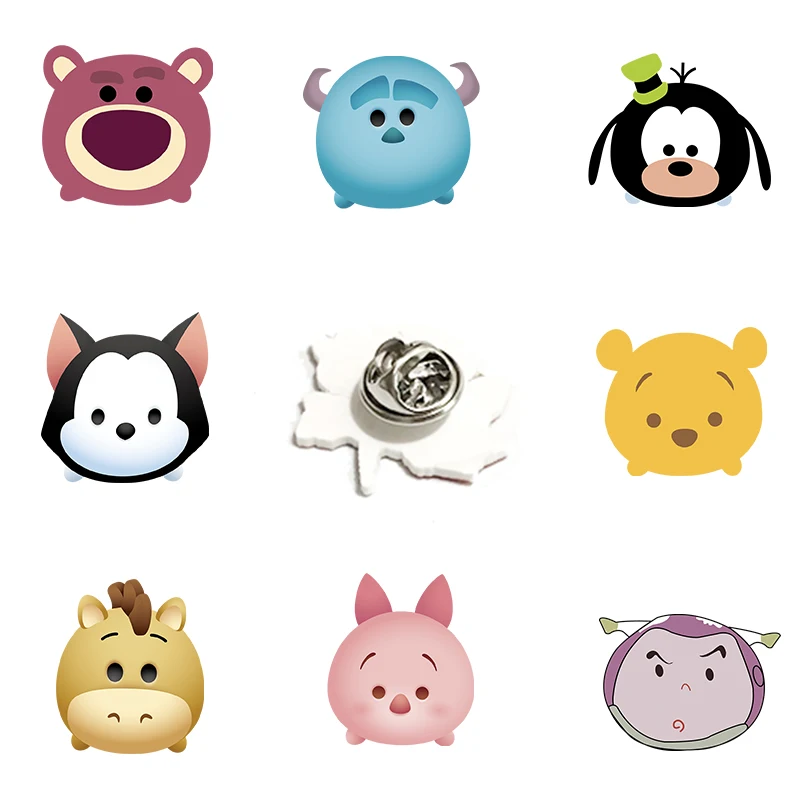 Модные заколки для лацканов из акриловой смолы в форме головы | Украшения и