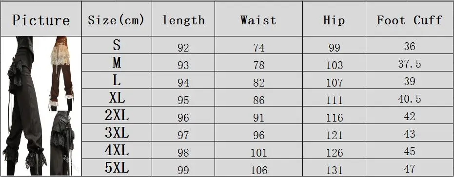 Новинка женские готические брюки в средневековом стиле стимпанк с эластичным