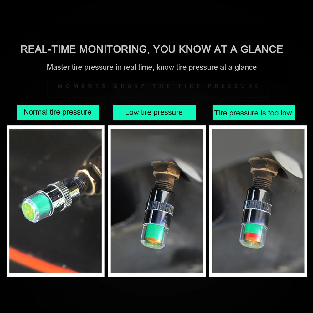 Индикатор давления в шинах высокого качества 4 шт. колпачок датчика автомобиля