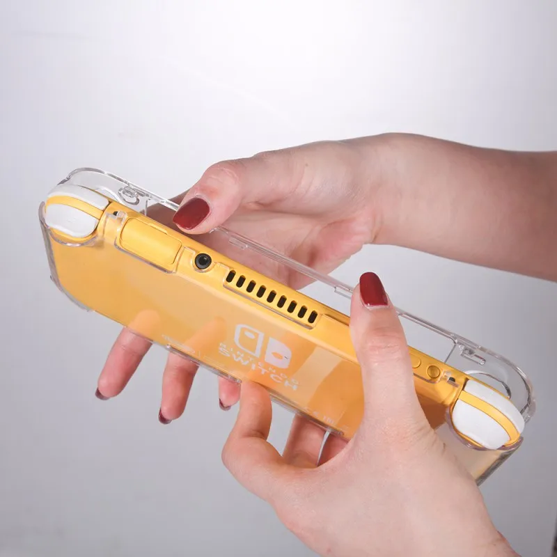 Прозрачный чехол для аксессуаров Nintendo Switch Lite прозрачный защитный с защитой от