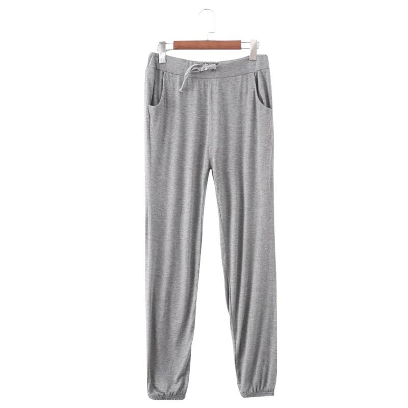 Брюки женские модальные с высокой талией модные элегантные тонкие длинные брюки