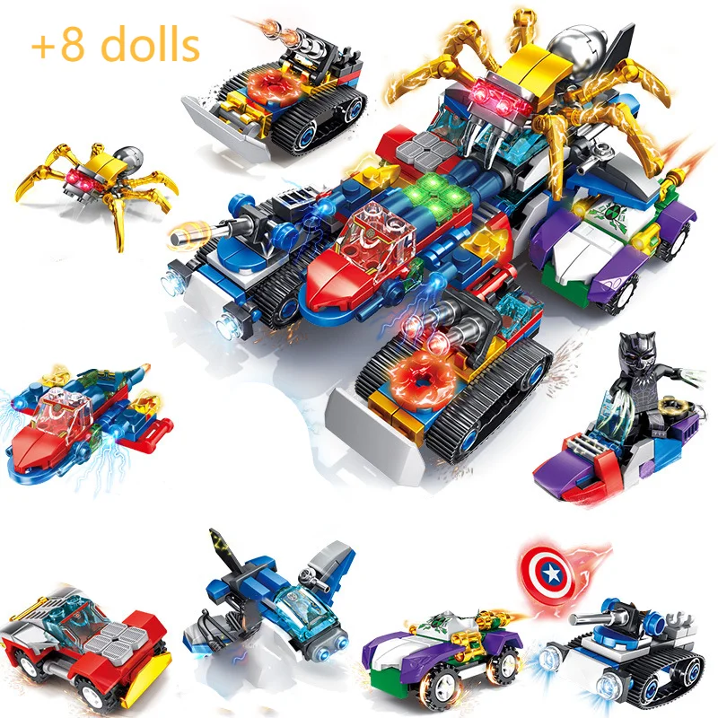 Новый завершающей Человека-паука комплект строительных блоков Детские кубики