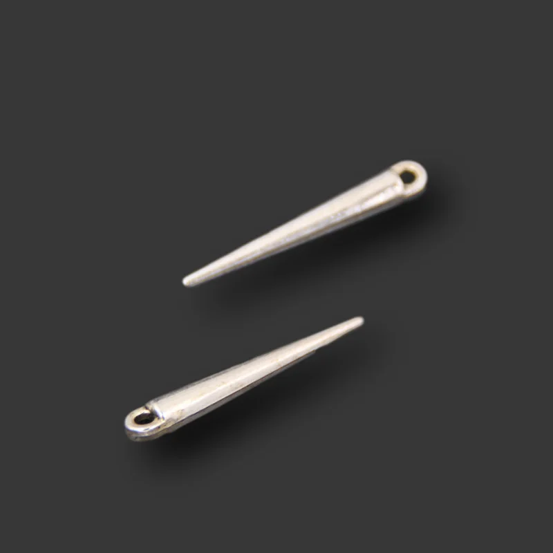 10 шт серебристого цвета Металлические Шпильки Шипы подвески для ювелирных