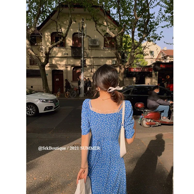 

Web celebrity paragraphs with in the summer of 2021 south sweet heart break drab shoulder design agaric side floral dress