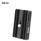 Selens алюминиевый трос QR БЫСТРОРАЗЪЕМНАЯ пластина камеры кабельный зажим адаптер алюминиевый сплав