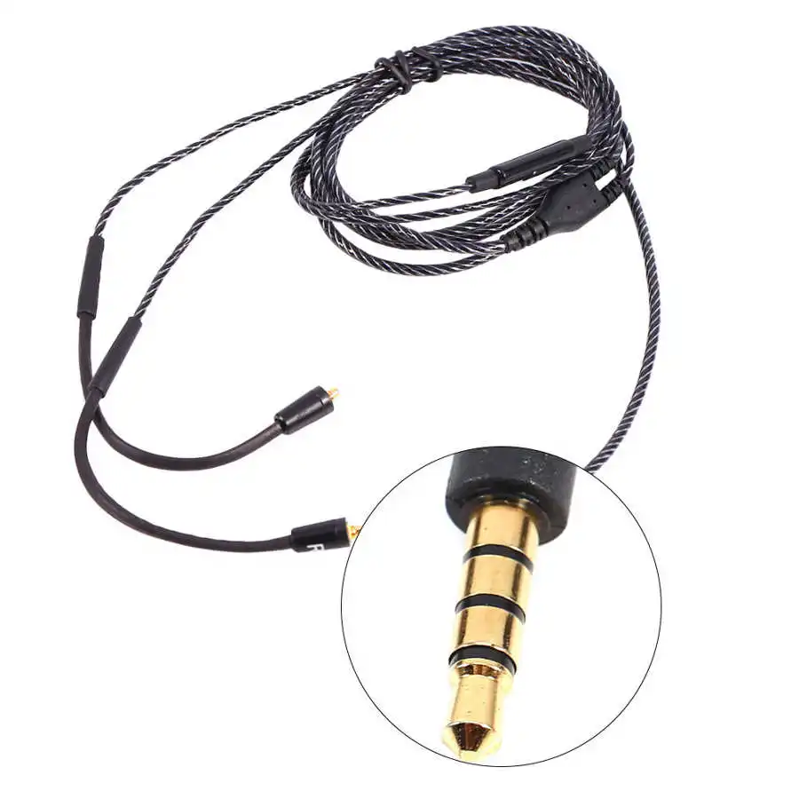 Заменить аудио кабель 3 5 мм для SHURE SE535 SE425 SE315 SE215 наушников | Электроника