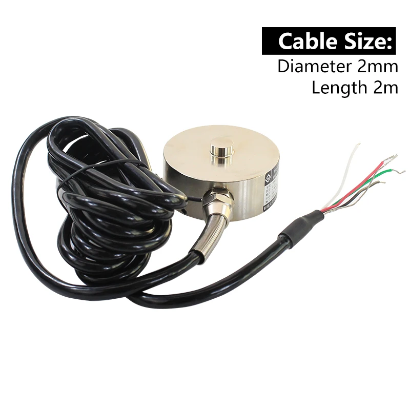 

Load pressure Flat Membrane Box Force Sensor Transducer Stress Measuring 50KG 200KG 1000KG 5ton 10T for Shock Hit Tap Test