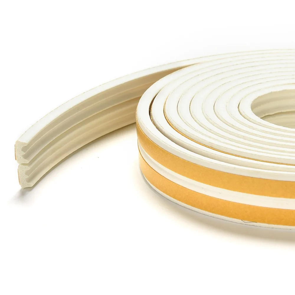 

2.4M Zelfklevende E/D/I-Type Deuren Voor Windows Foam Seal Strip Geluidsisolatie Botsingen rubberen Afdichting Botsing 3 Kleuren