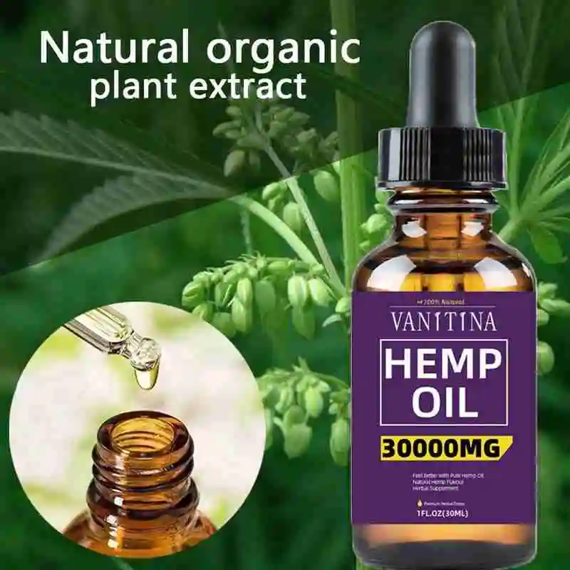 

30ml Hemp Seed Oil Pure Natural Essential Oils Relieve Massage Oil Plant Stress Essential Body B0Z9