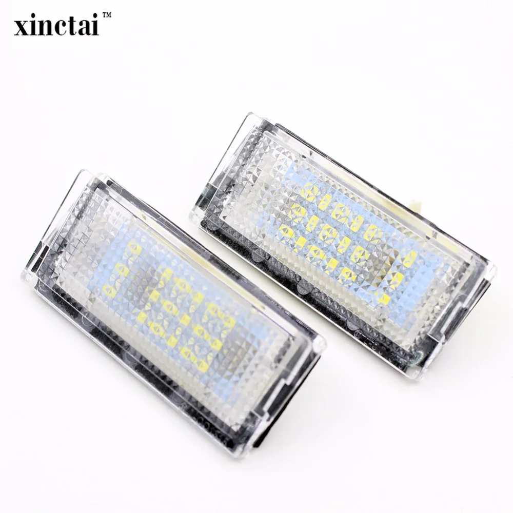 1 пара светодиодный светильник без ошибок для номерного знака BMW E46 4D 4 дверный