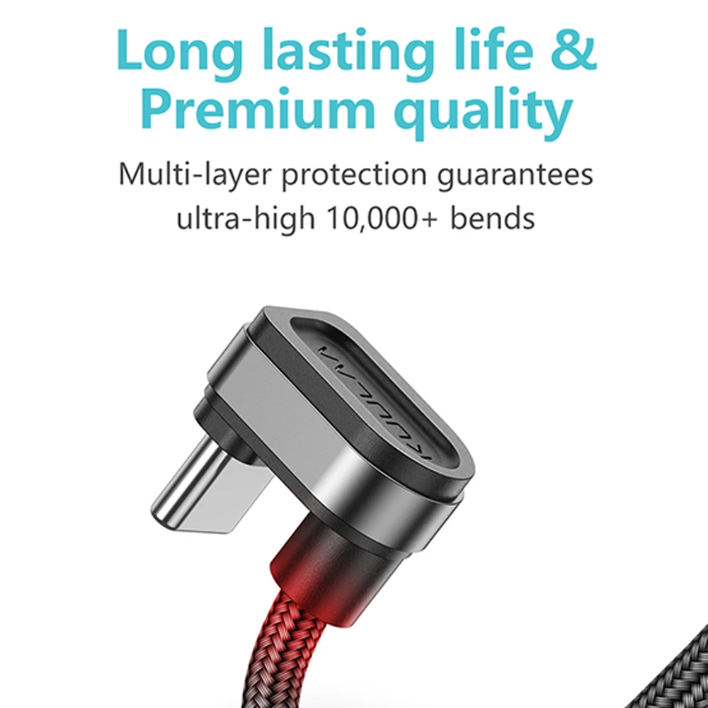 Кабель USB Type-C для быстрой зарядки Xiaomi mi Samsung S8 S9 S10 180 градусов USB-C USB-шнур а