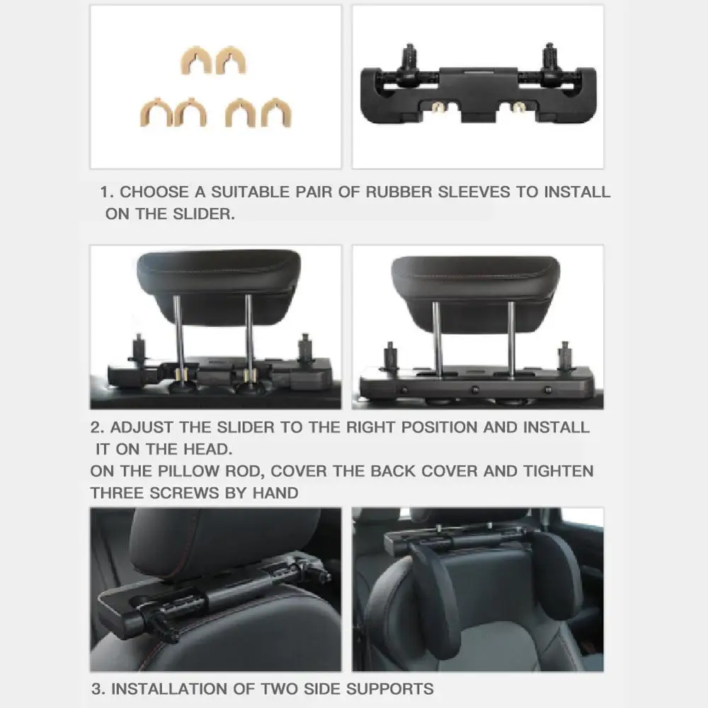 OLOMM подголовник автомобильного сиденья подушка для шеи сна с боковой головкой
