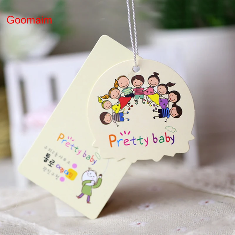 

Clothes Hang Paper Tag Customized Women's Clothing Listing Dress Store Price Tags Custom-Made Thick Suits Personalized Cardboard