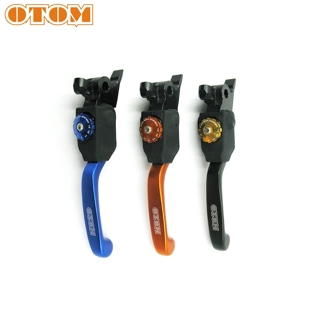 Рычаг переднего тормоза OTOM для мотокросса складная ручка 7 передач регулируемый