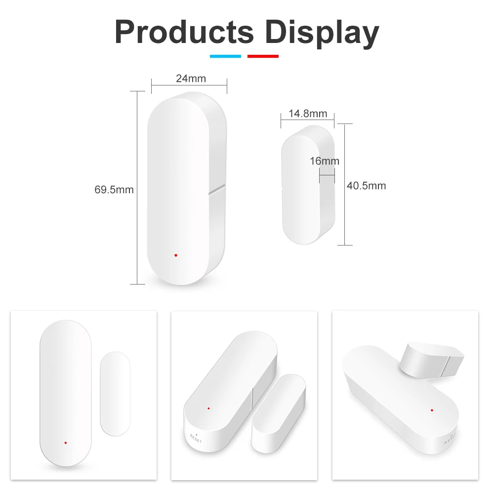 Смарт-детектор Techage Tuya для домашней безопасности независимый детектор открытия и