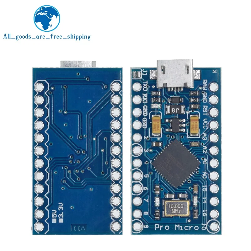 Завеса Pro Micro ATmega32U4 5V 16 МГц заменить ATmega328 для Arduino Mini с 2 Row штыревые Leonardo Usb