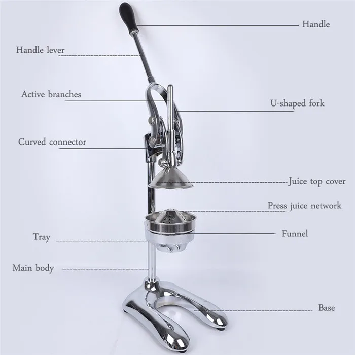 Exprimidor Naranja smoothie manufacturer hand-made juicer for roasted pomegranate juice stainless steel juicer household fruit