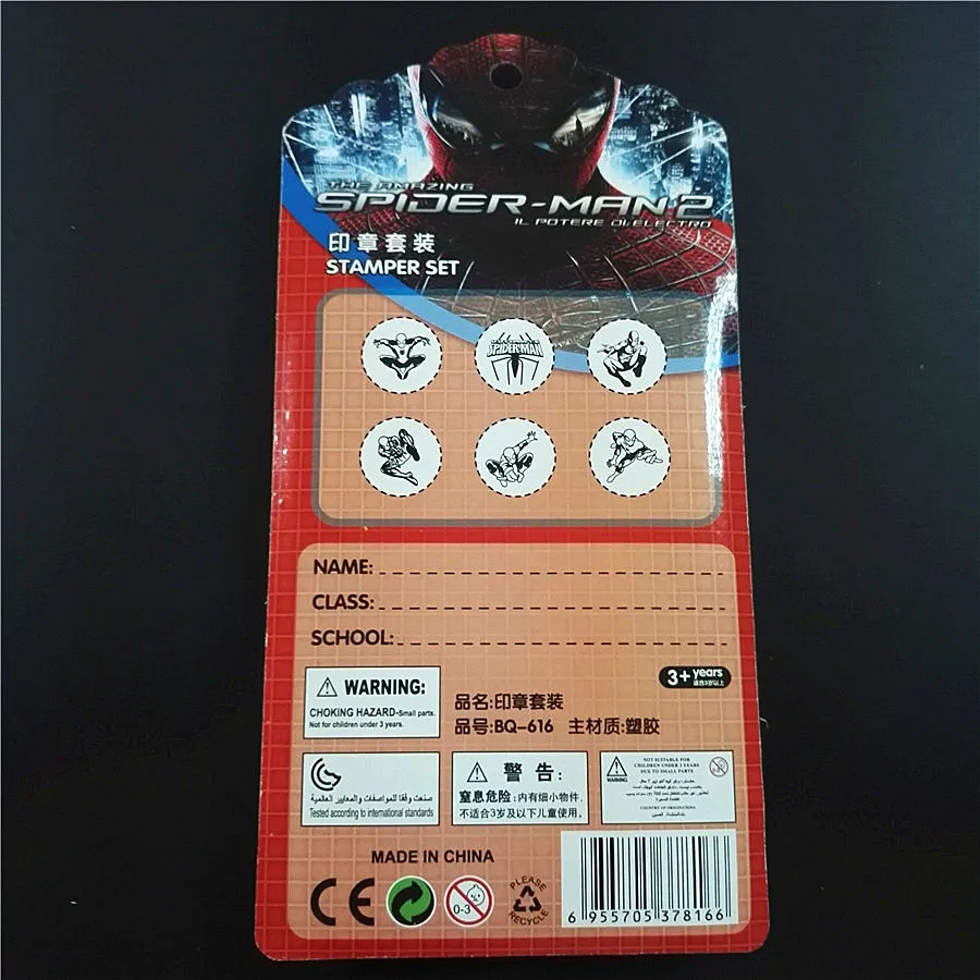 Человек паук вечерние принадлежности для мальчиков штамп DIY мультфильм Печать