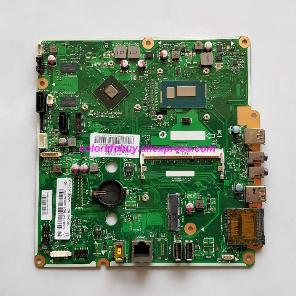 Натуральная FRU:5B20H01359 5B20H01360 w SR1EK I3-4005U процессор w N15V-GM-S-A2 GPU материнская плата для ноутбука Lenovo C470 AIO ноутбук ПК Натуральная FRU:5B20H01359 5B20H01360 w SR1EK I3-4005U процессор w N15V-GM-S-A2 GPU материнская плата для ноутбука Lenovo C470 AIO ноутбук ПК