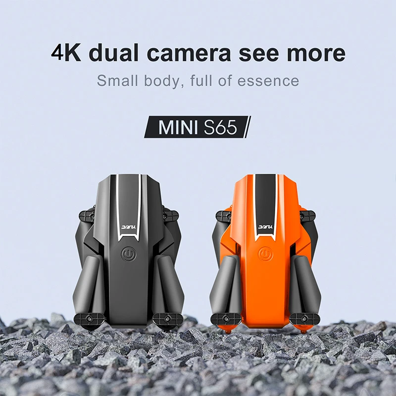 2021 Новые Дроны S65 с камерой HD 4K WiFi FPV Мини Дрон Квадрокоптер Складной Rc Вертолет