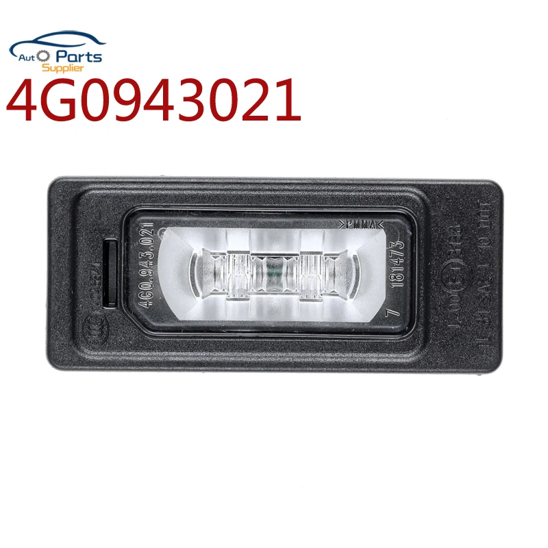 

New 4G0943021 LED License Plate Light For Audi A1 A3 A4 A5 A6 A7 Q3 Q5 TT For 2010-2014