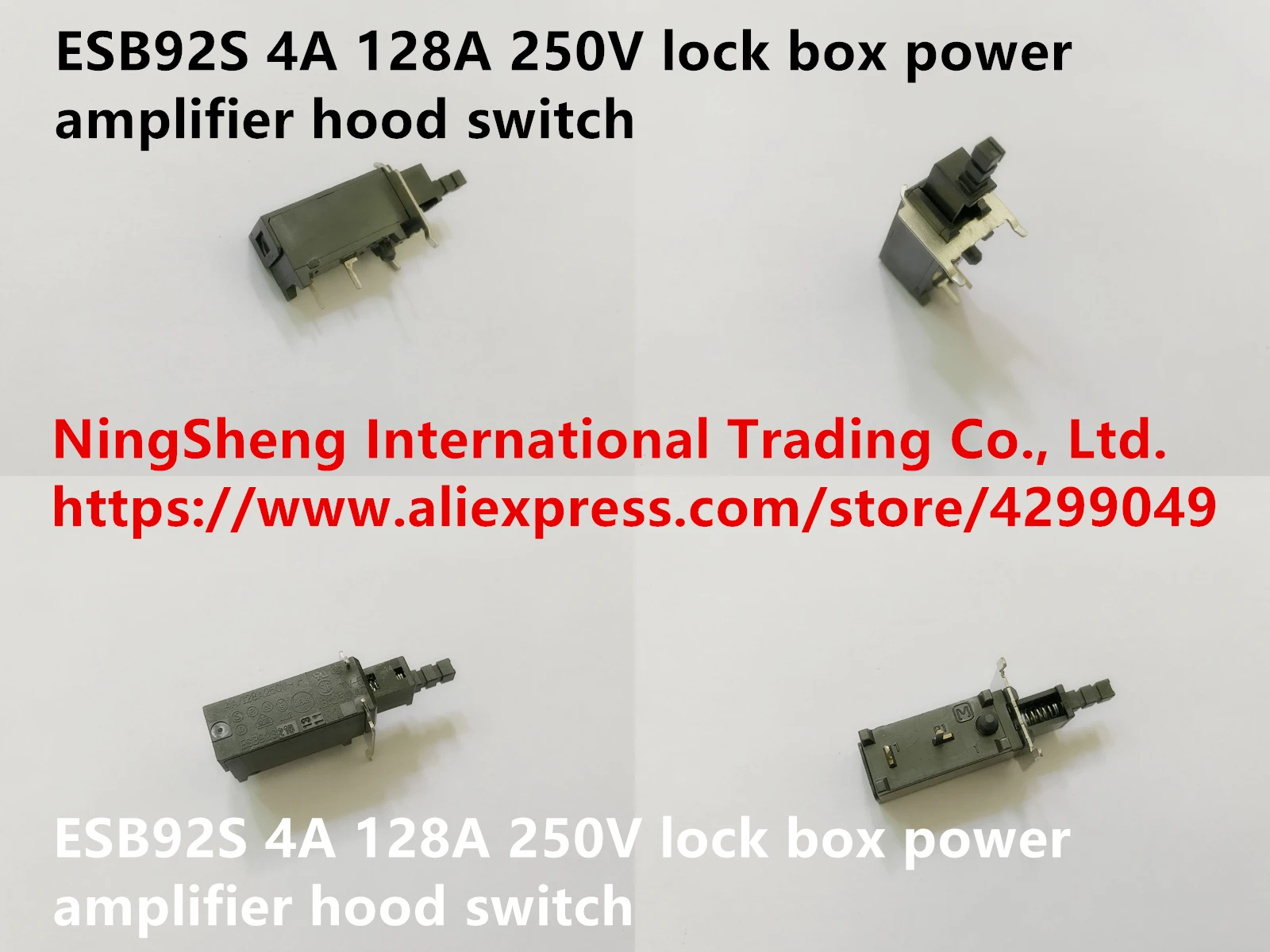 Оригинальный новый 100% ESB92S 4A 128A 250V блокировочная коробка усилитель мощности бленда переключатель