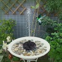solar powered fountain garden pool pond decoration solar panel floating fountain water pump outdoor bird bath fountain