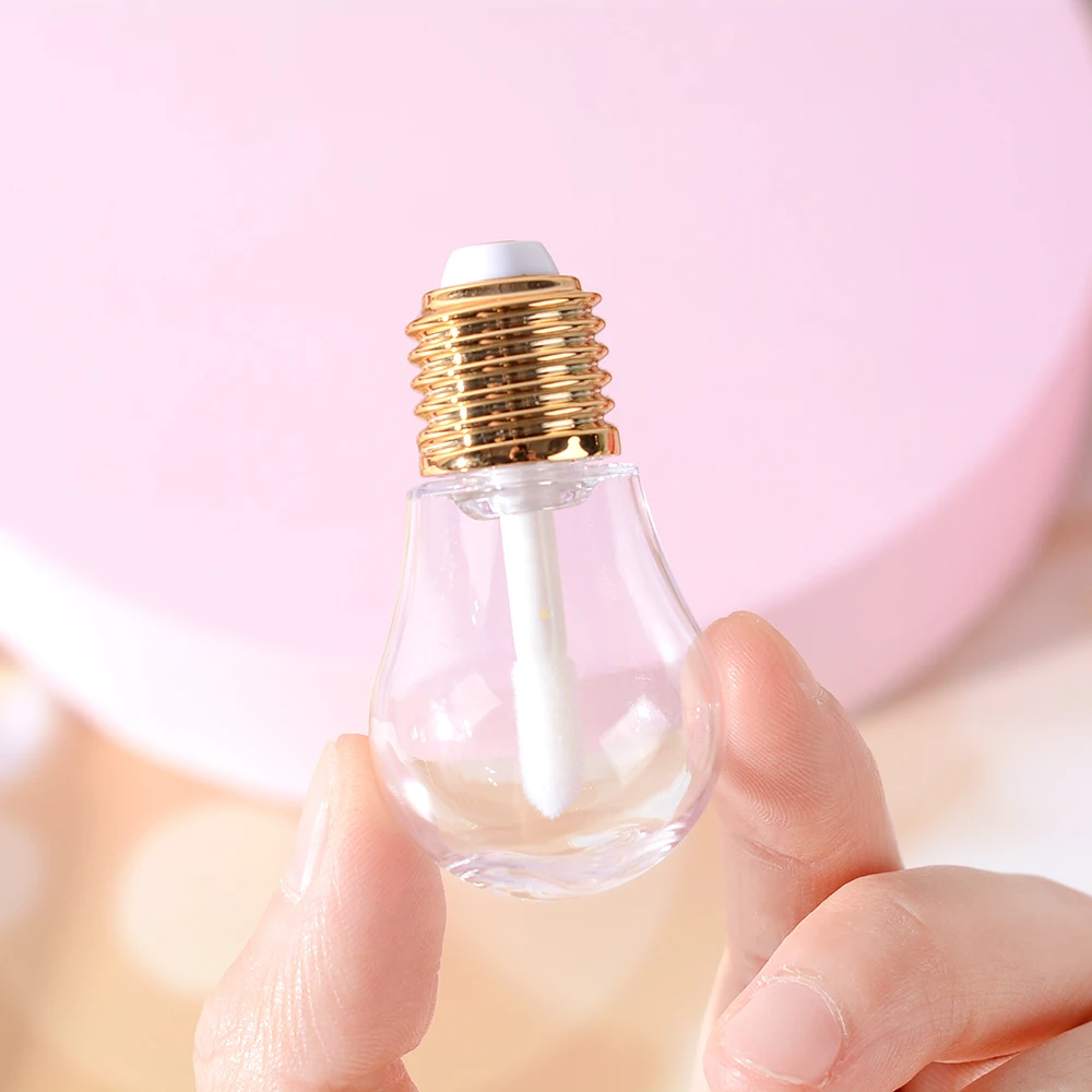 10 шт. милый светильник лампочка Форма Пустые контейнеры бальзам для губ