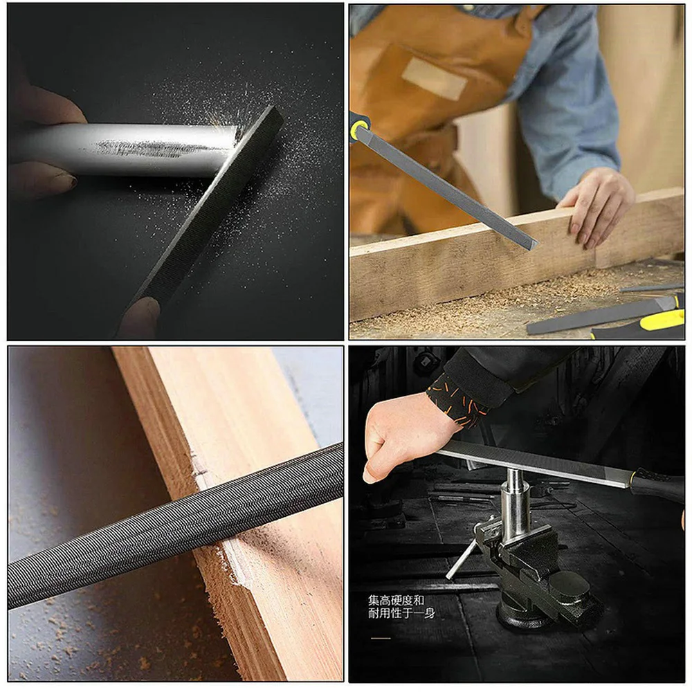 17 шт. файл набор игл Комбинации металлический Сталь FileRound круглый треугольные