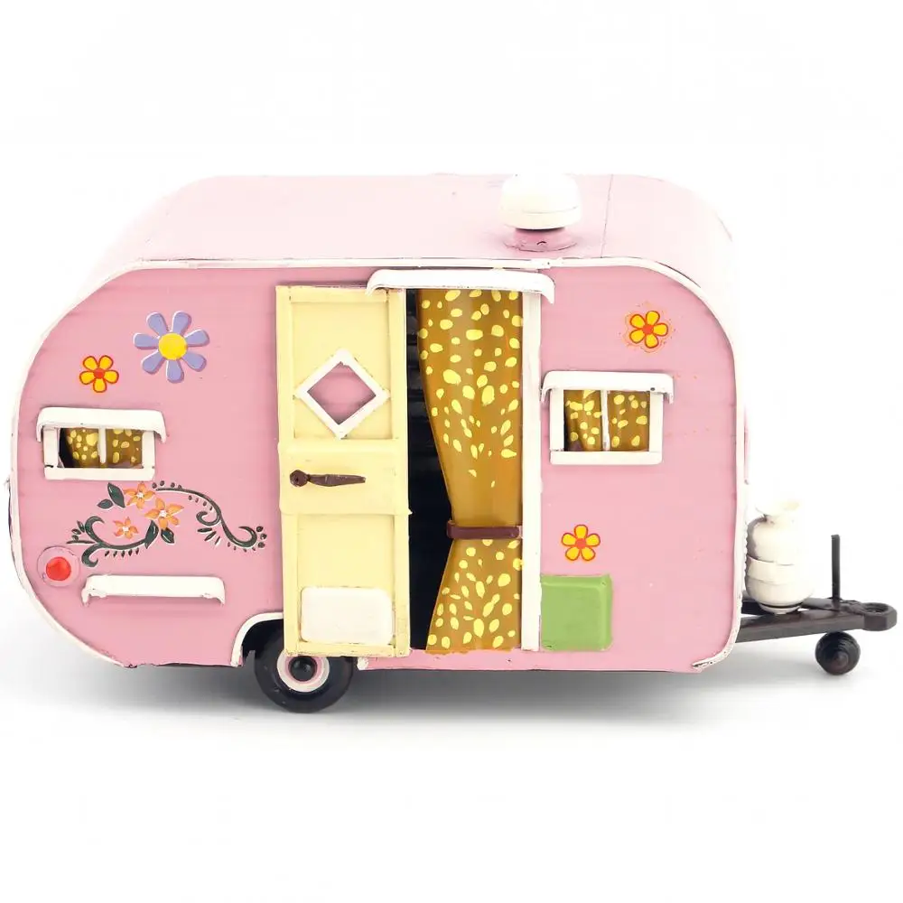 Железная ретро-модель автомобиля семейное украшение походный Автомобиль RV