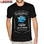 Heisenberg Blue Breaking Bad футболка Young Guy Urban модная футболка для мужчин с коротким рукавом скидка Фирменная верхняя одежда