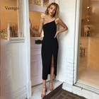 Вечернее платье Verngo, короткое, черное, для выпускного, на День святого Валентина, 2020