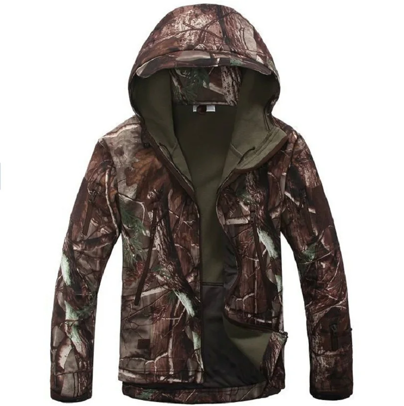 Комплект военной тактической униформы из мягкой Камуфляжной Куртки