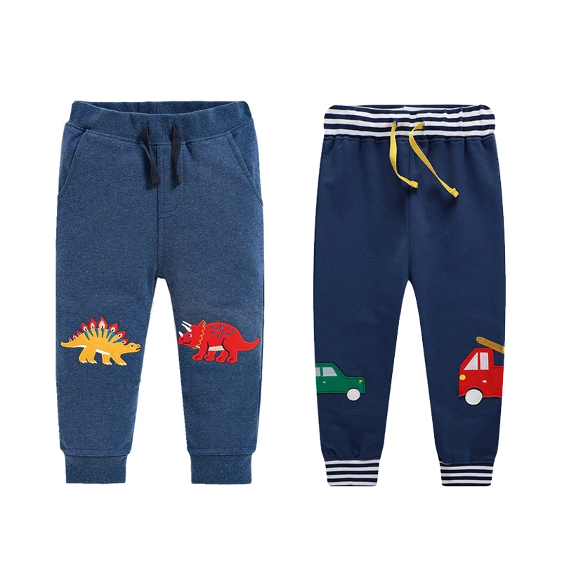 

2020 children's wear autumn new baby pants wholesale dinosaur trendy boys' sports pants children's pants