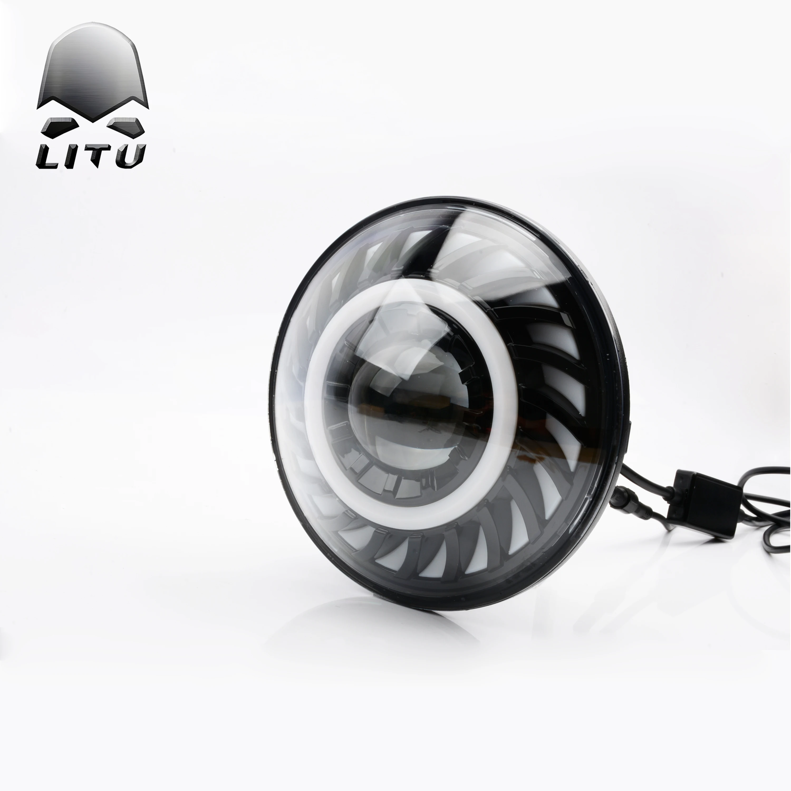 

7 inch LED Headlight, Assembly Round Headlamp With Hi/Lo Beam For H4 Plug Motorcycle Offroad Truck