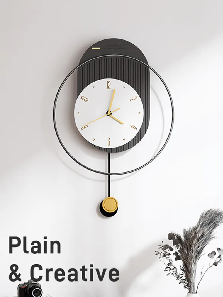 

Nordic Silent Wall Clock Living Room Modern Design Art Simple Fashion Creative Wall Clocks Mechanism Reloj Pared Home Decoration