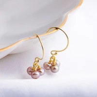 s925 sterling silver freshwater pearl ear hooks all match simple style earrings diamond stud earrings sterling silver